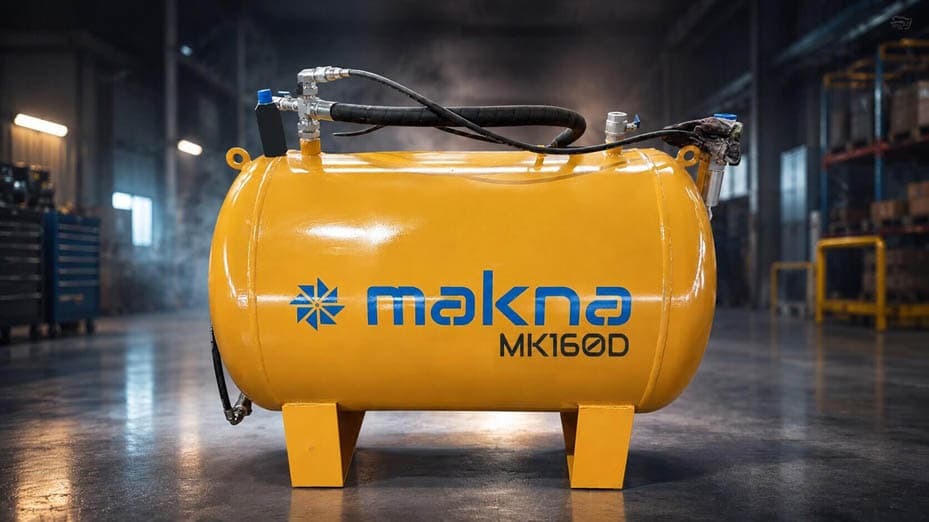 MAKNA hydraulic rock splitter in action, slide 10