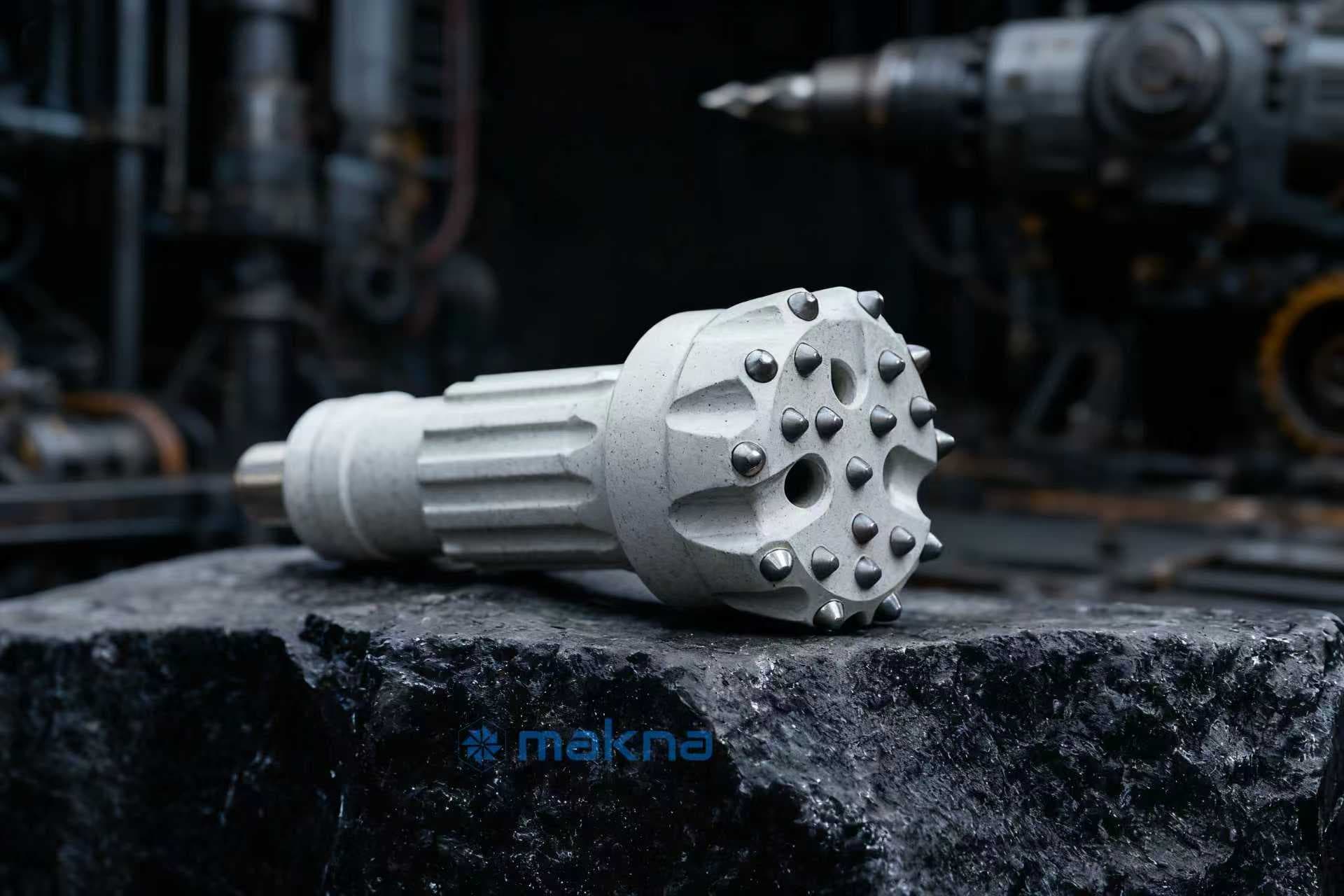 MAKNA hydraulic rock splitter in action, slide 4