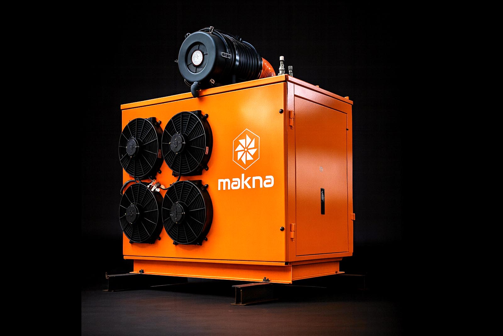 MAKNA hydraulic rock splitter in action, slide 6